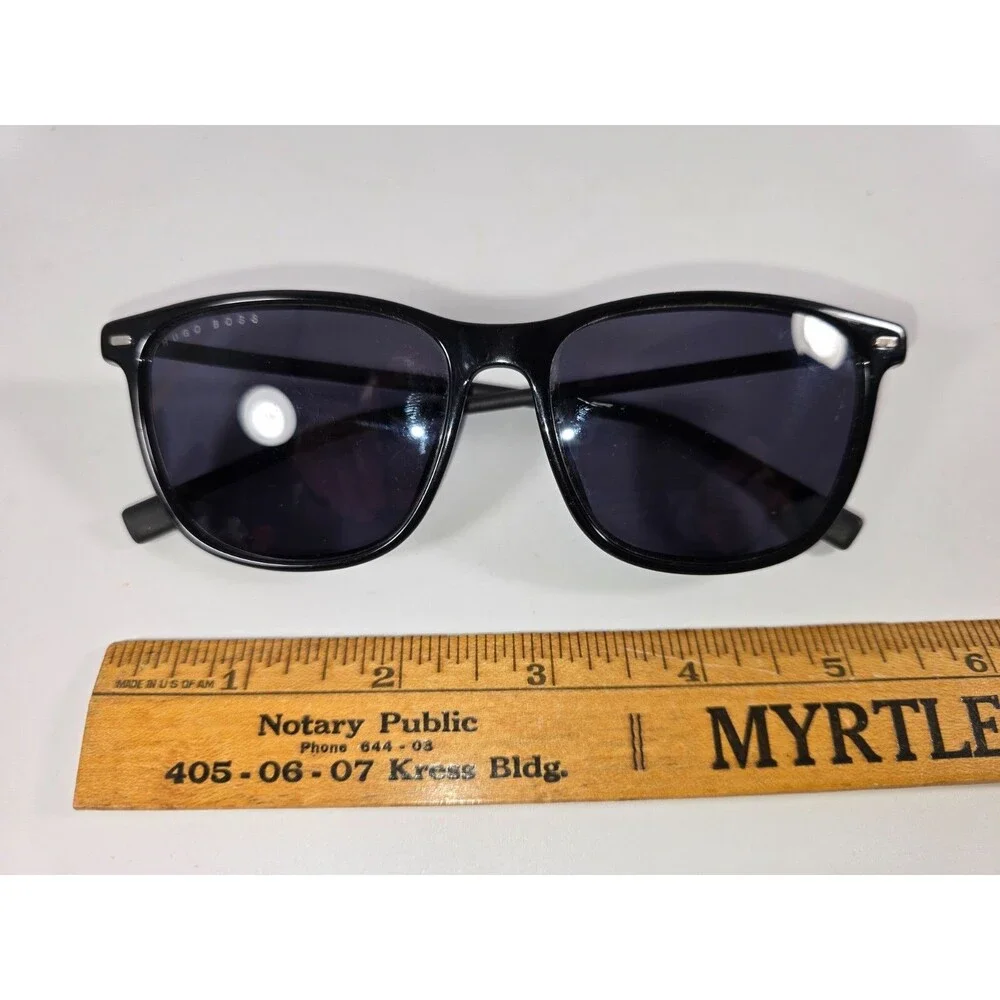 BOSS Hugo Boss Black/Gray Soft Square Polarized Sunglasses